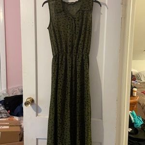 Zoya bird maxi dress